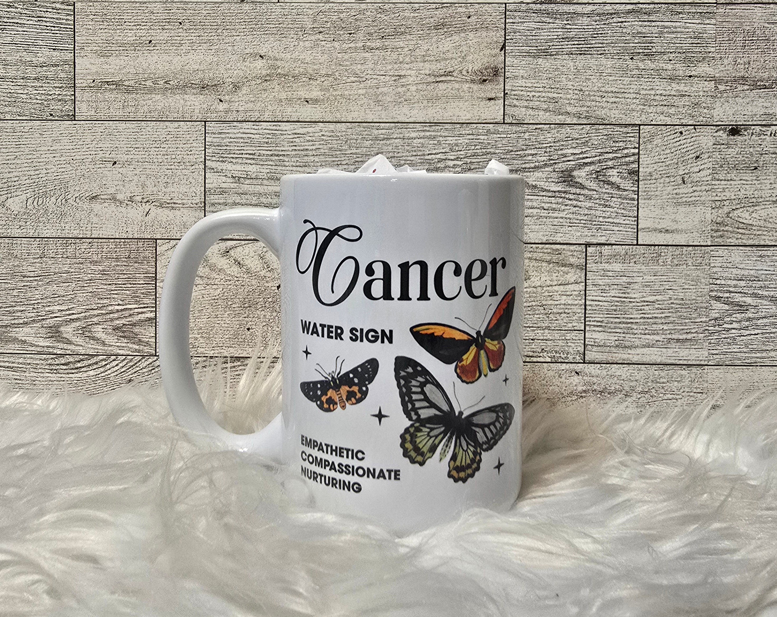 Zodiac Butterfly 15oz Coffee Mug