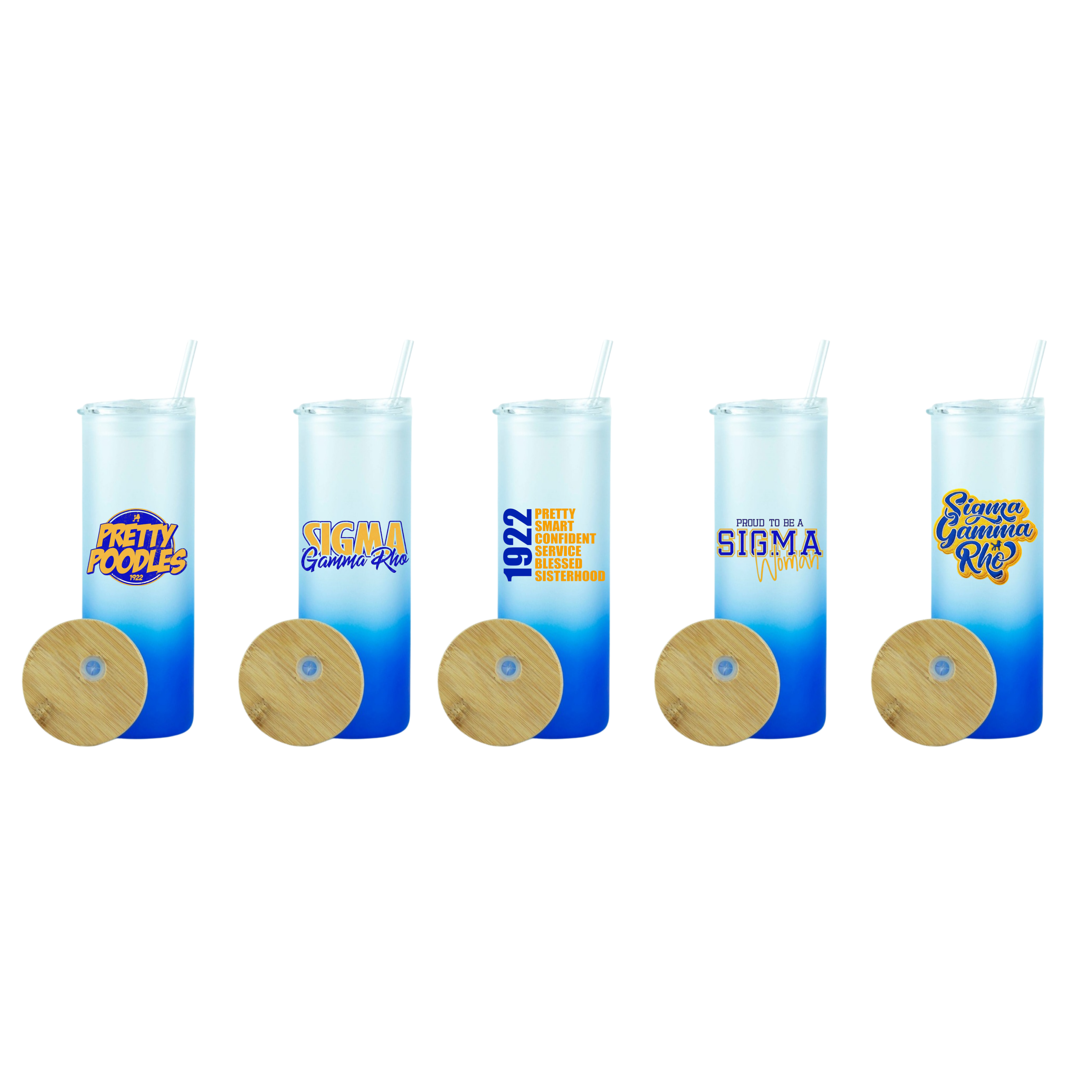 SGRho 20oz Glass Tumbler w/Duo Lid