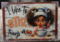 Black Girls Small Glass Cutting Boards
