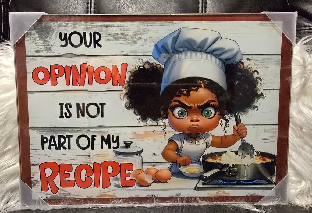Black Girls Small Glass Cutting Boards