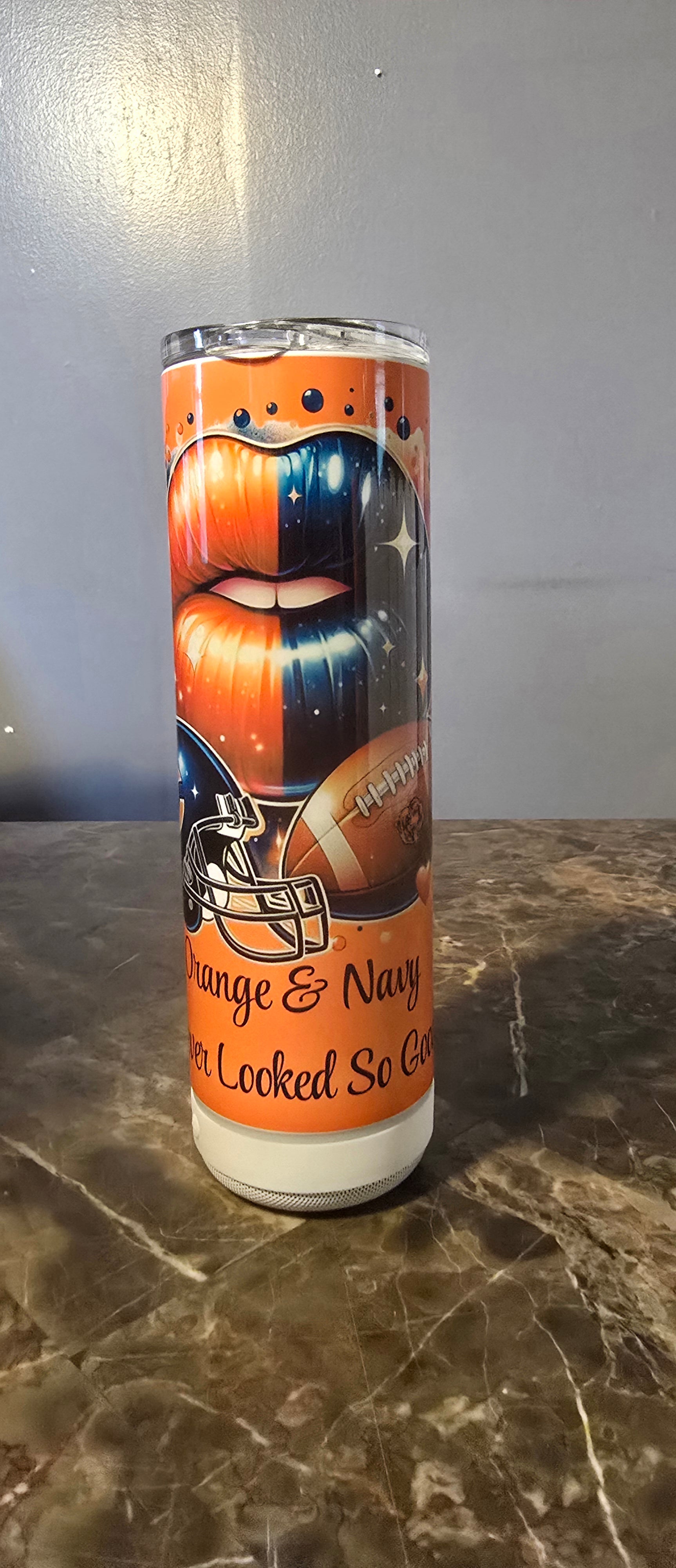 Lady Bear 20oz Bluetooth Speaker Tumblers