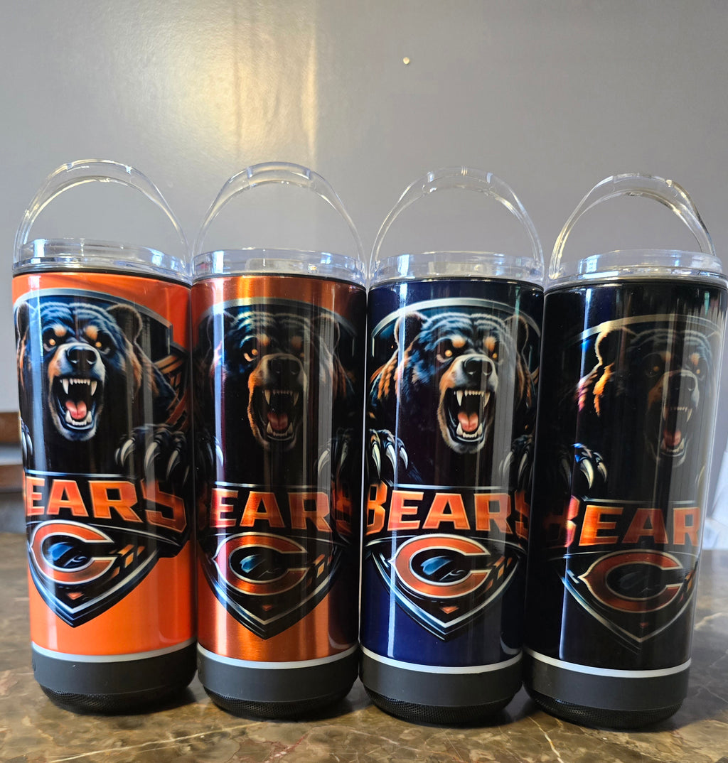 Chicago Football 4in1 Bluetooth Speaker Tumblers