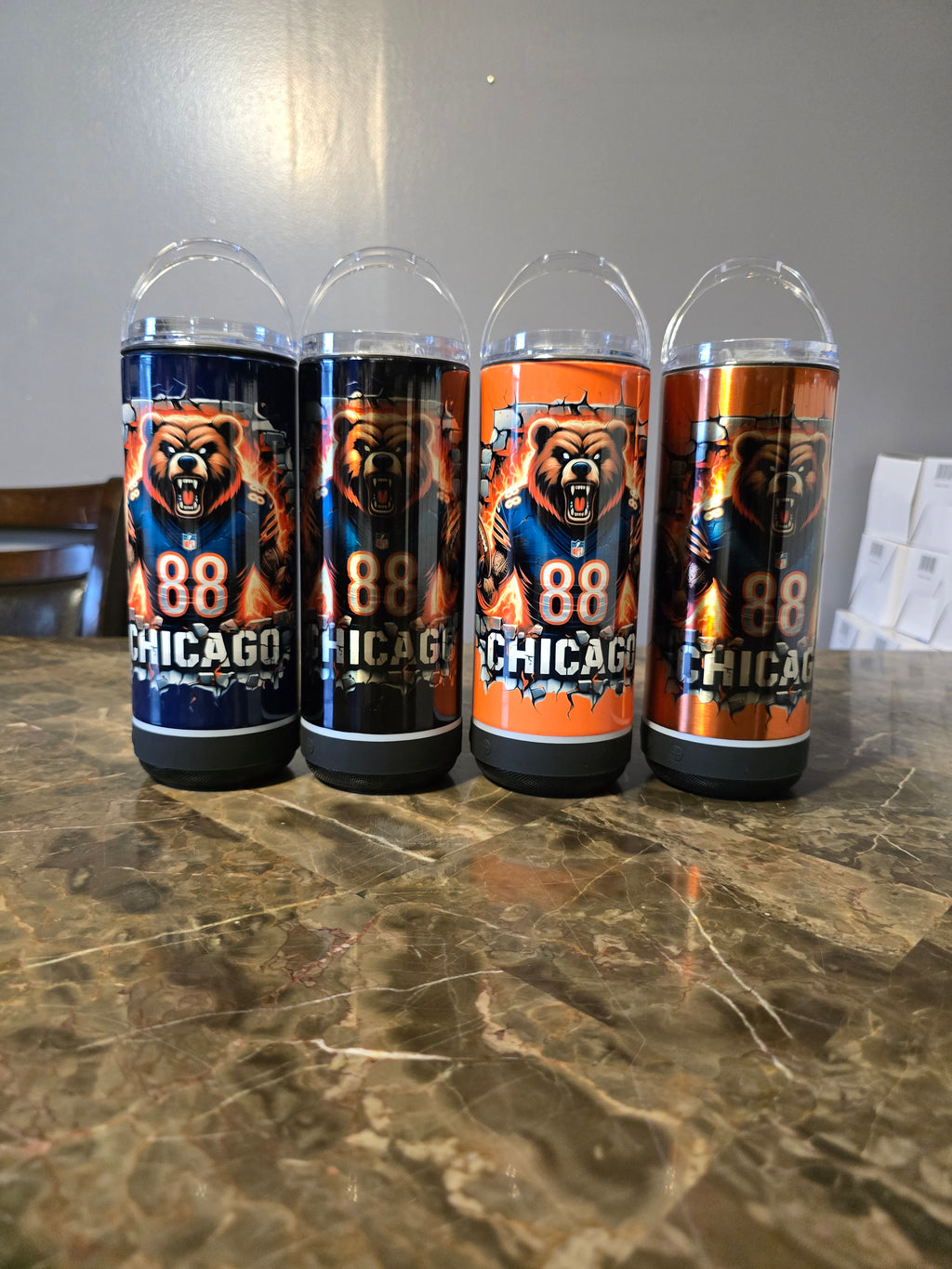 Chicago Football 4in1 Bluetooth Speaker Tumblers