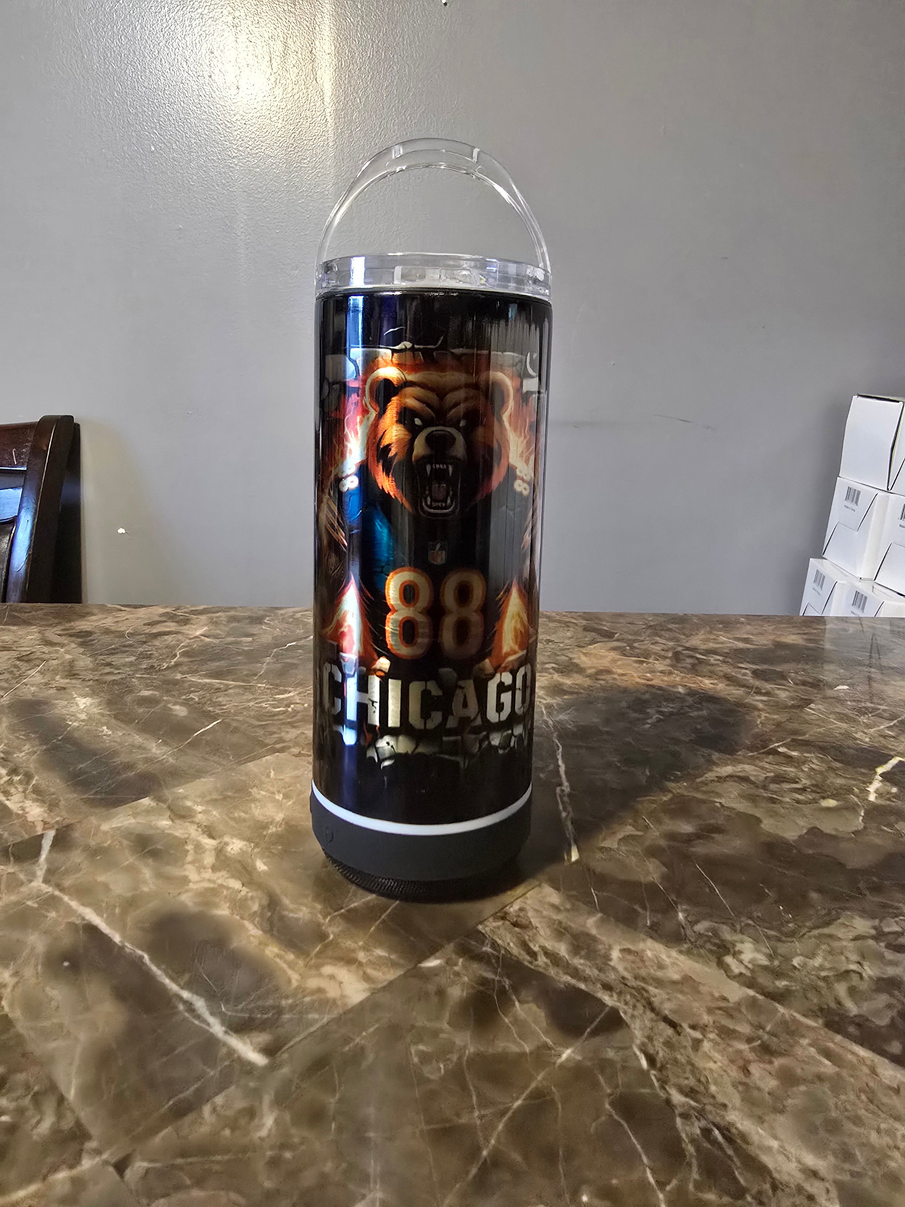Chicago Football 4in1 Bluetooth Speaker Tumblers