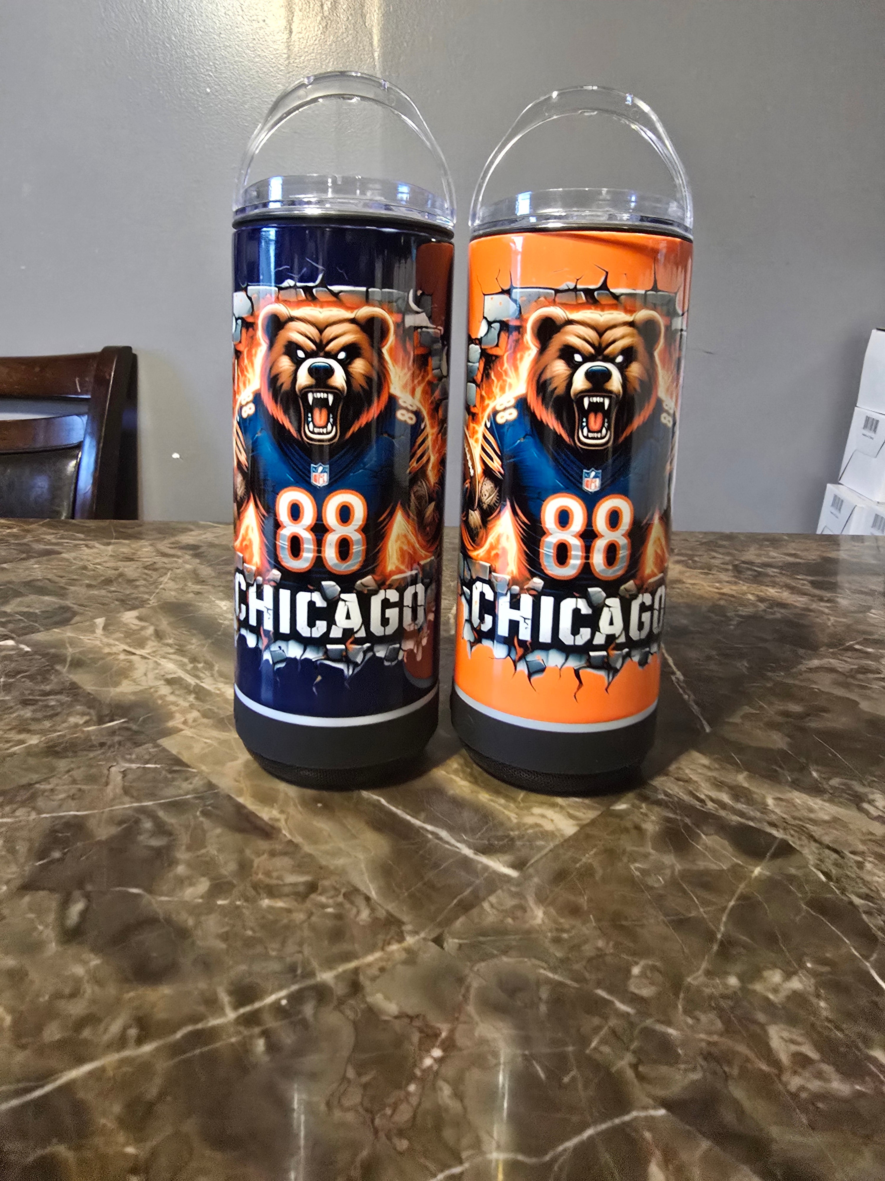 Chicago Football 4in1 Bluetooth Speaker Tumblers