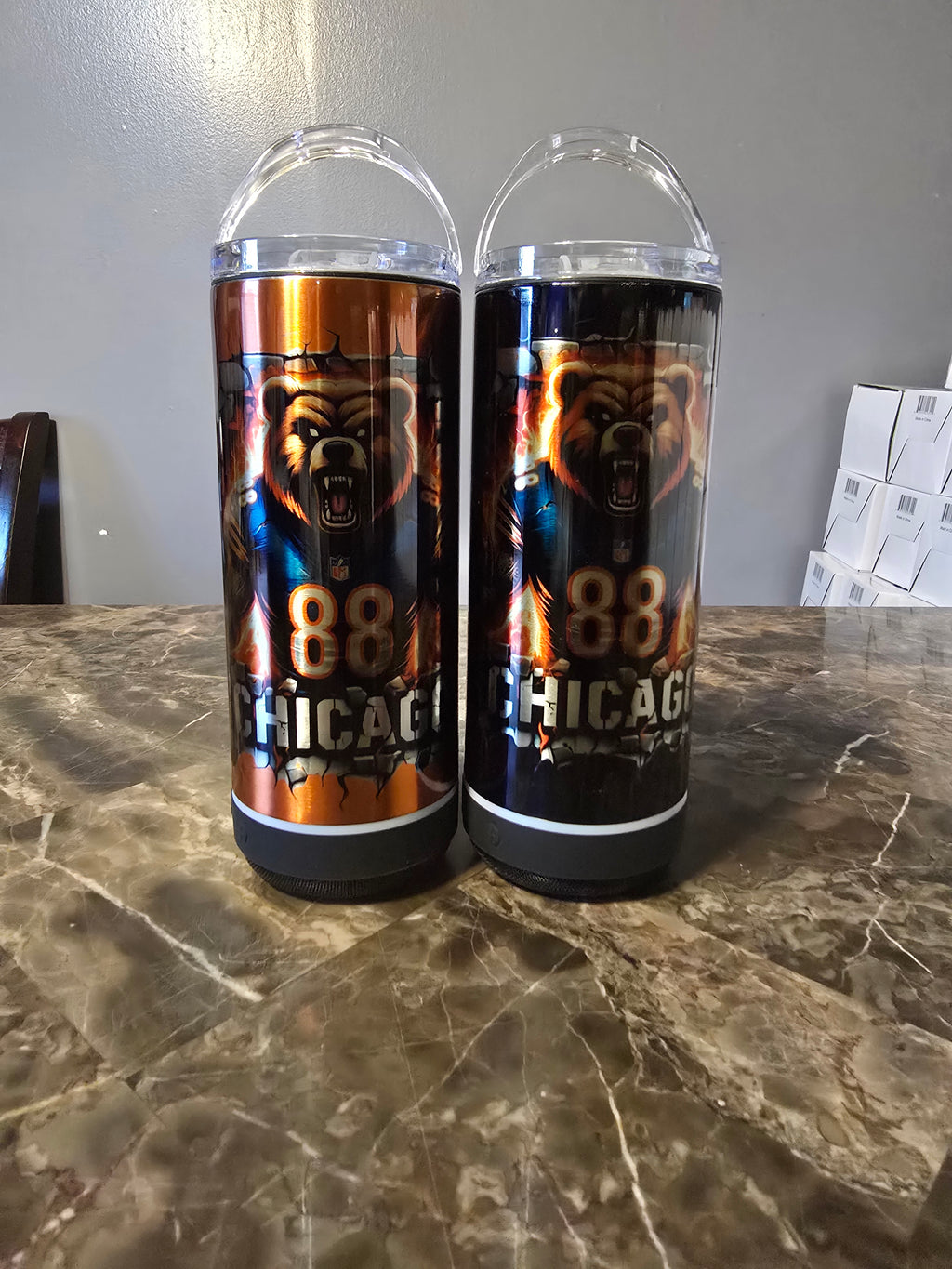 Chicago Football 4in1 Bluetooth Speaker Tumblers