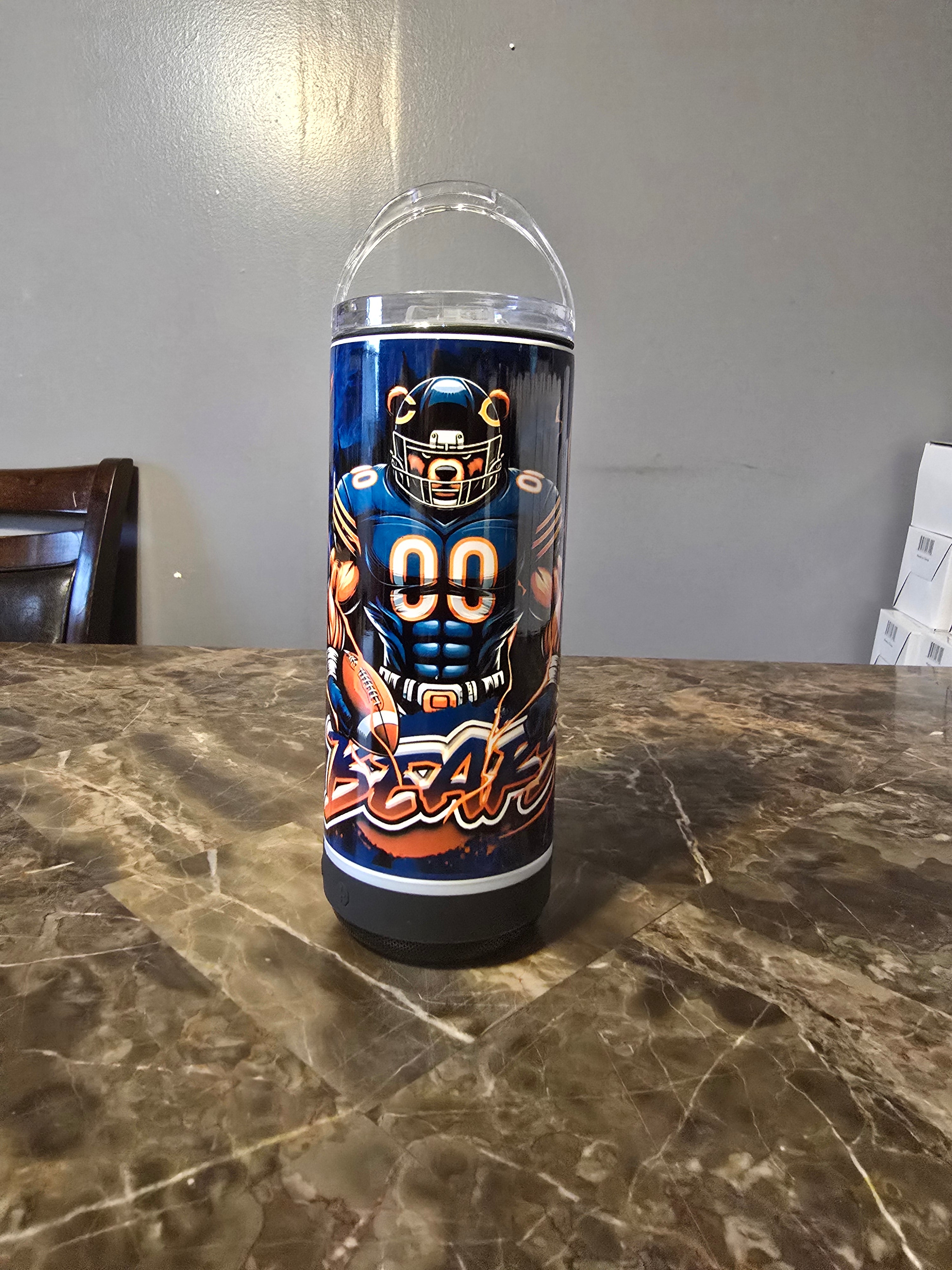 Chicago Football 4in1 Bluetooth Speaker Tumblers