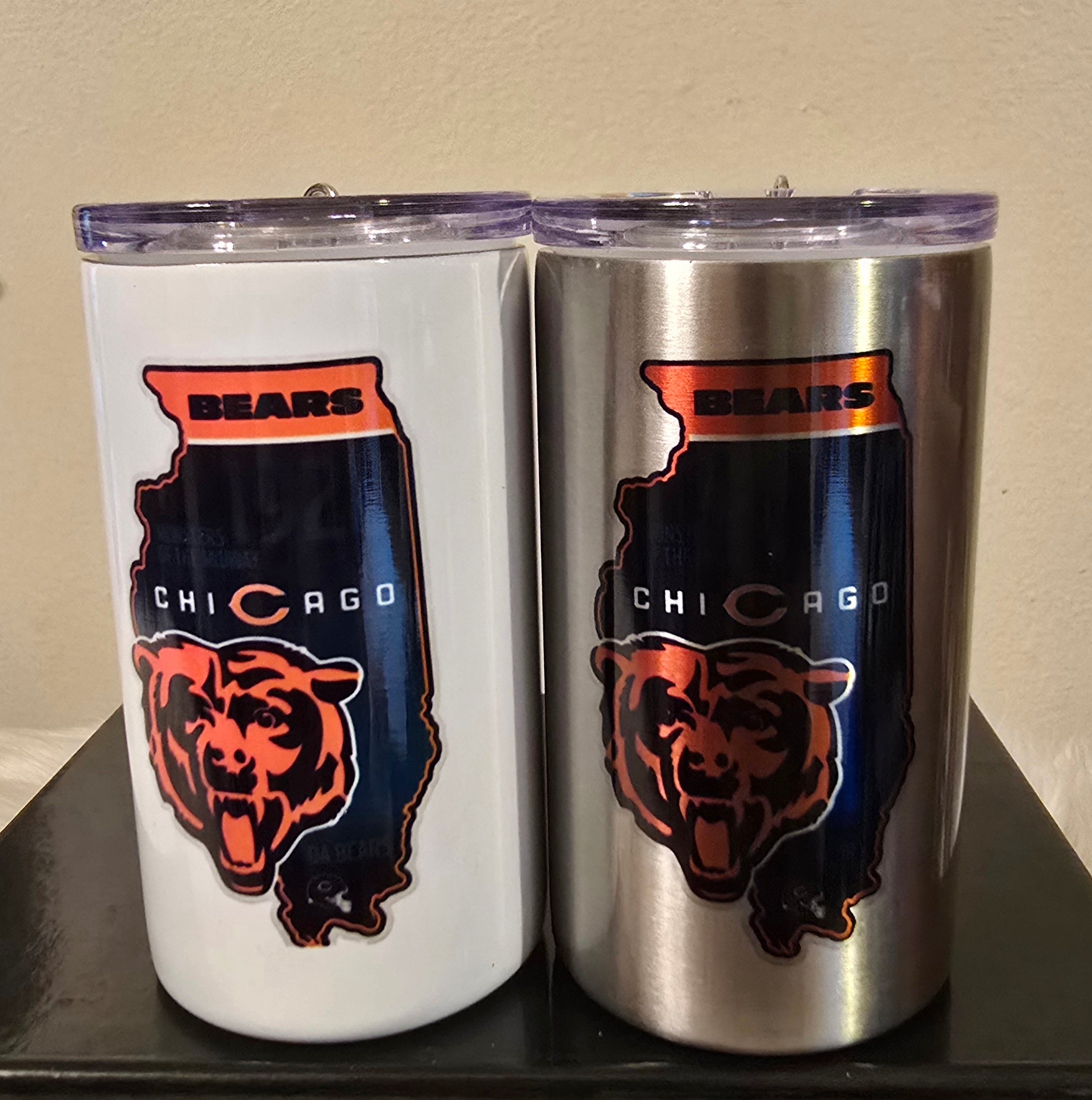 Chicago Football Mini Keychain Shot Tumblers