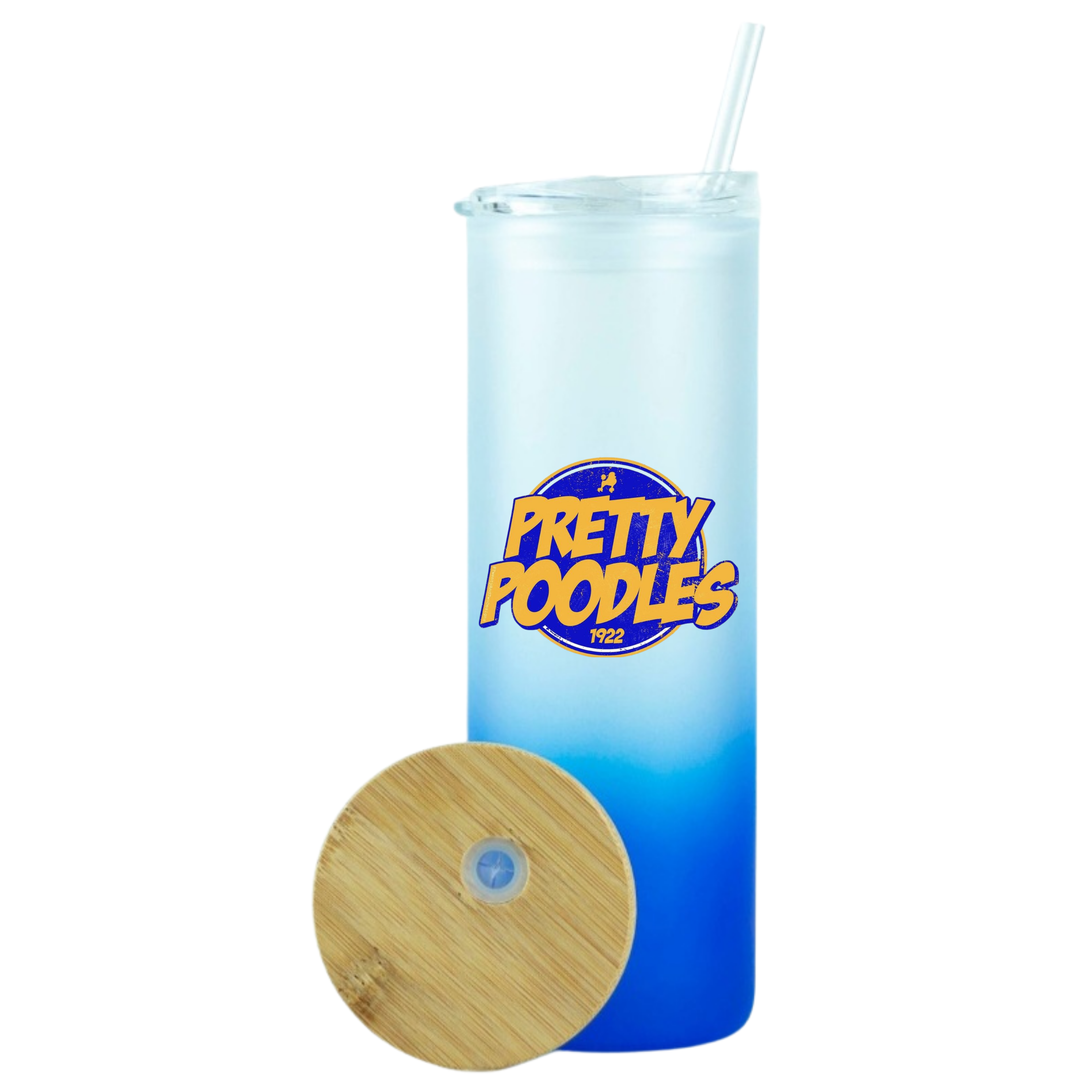 SGRho 20oz Glass Tumbler w/Duo Lid