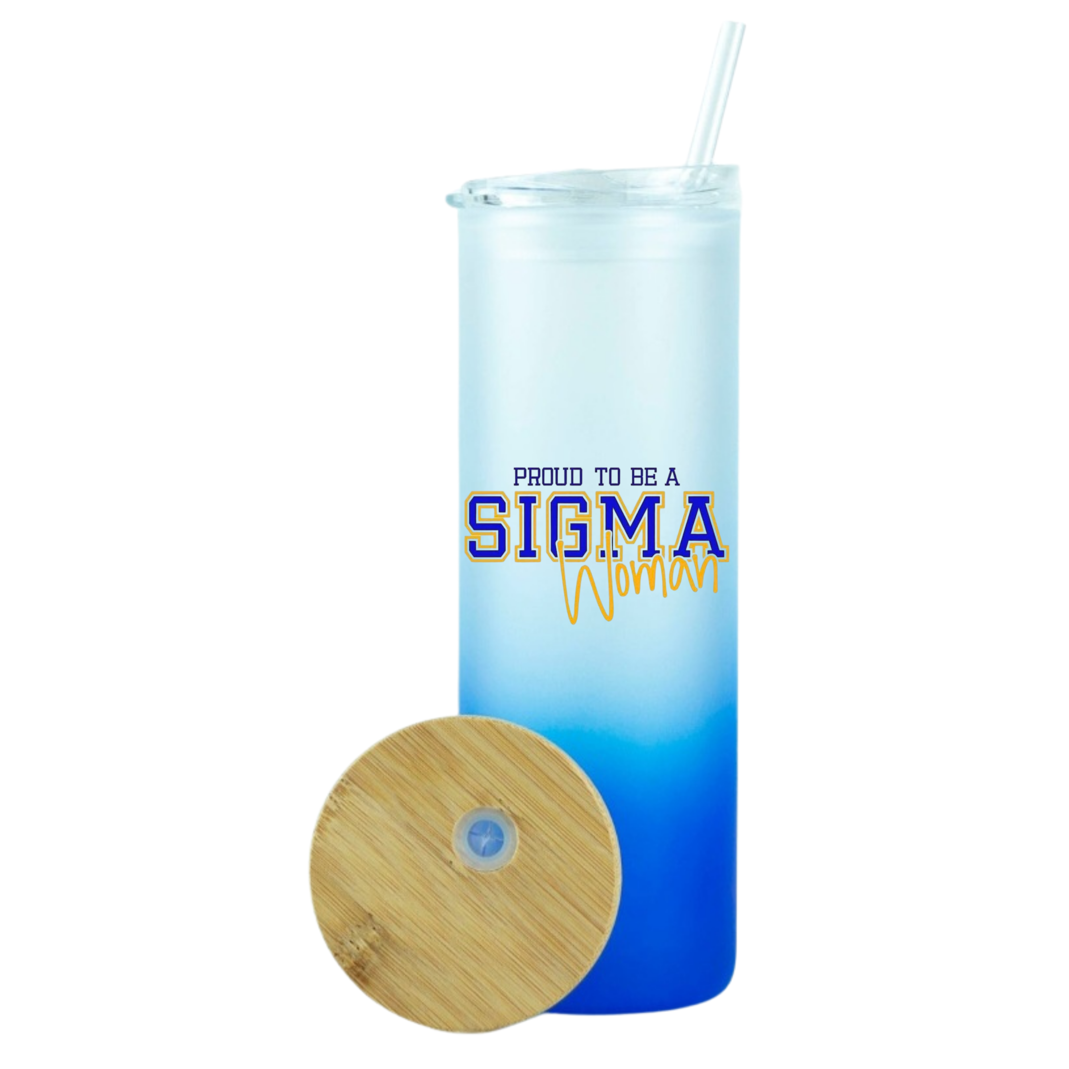 SGRho 20oz Glass Tumbler w/Duo Lid