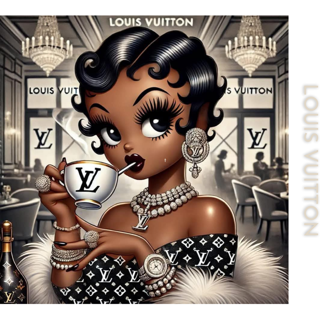 Betty Boop Tumbler w/Rope Handle