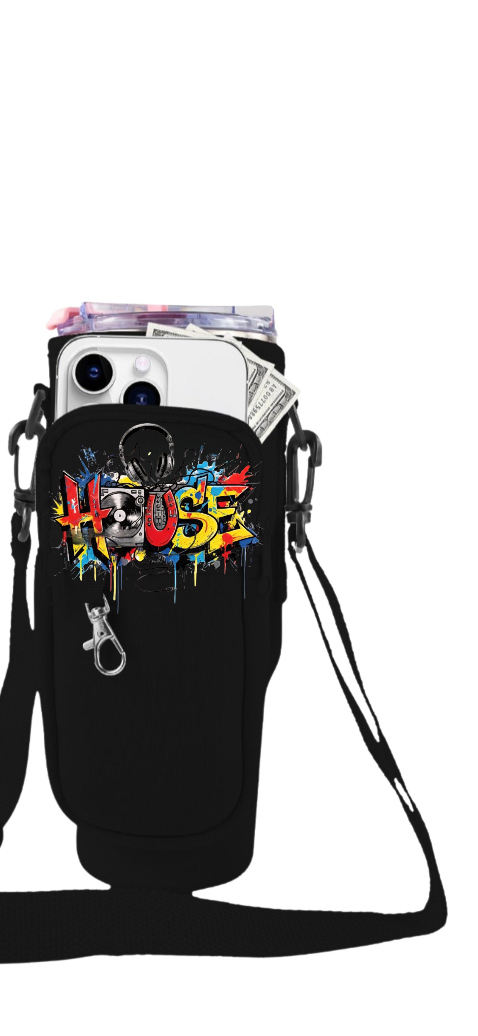 Tumbler Holder w/Strap