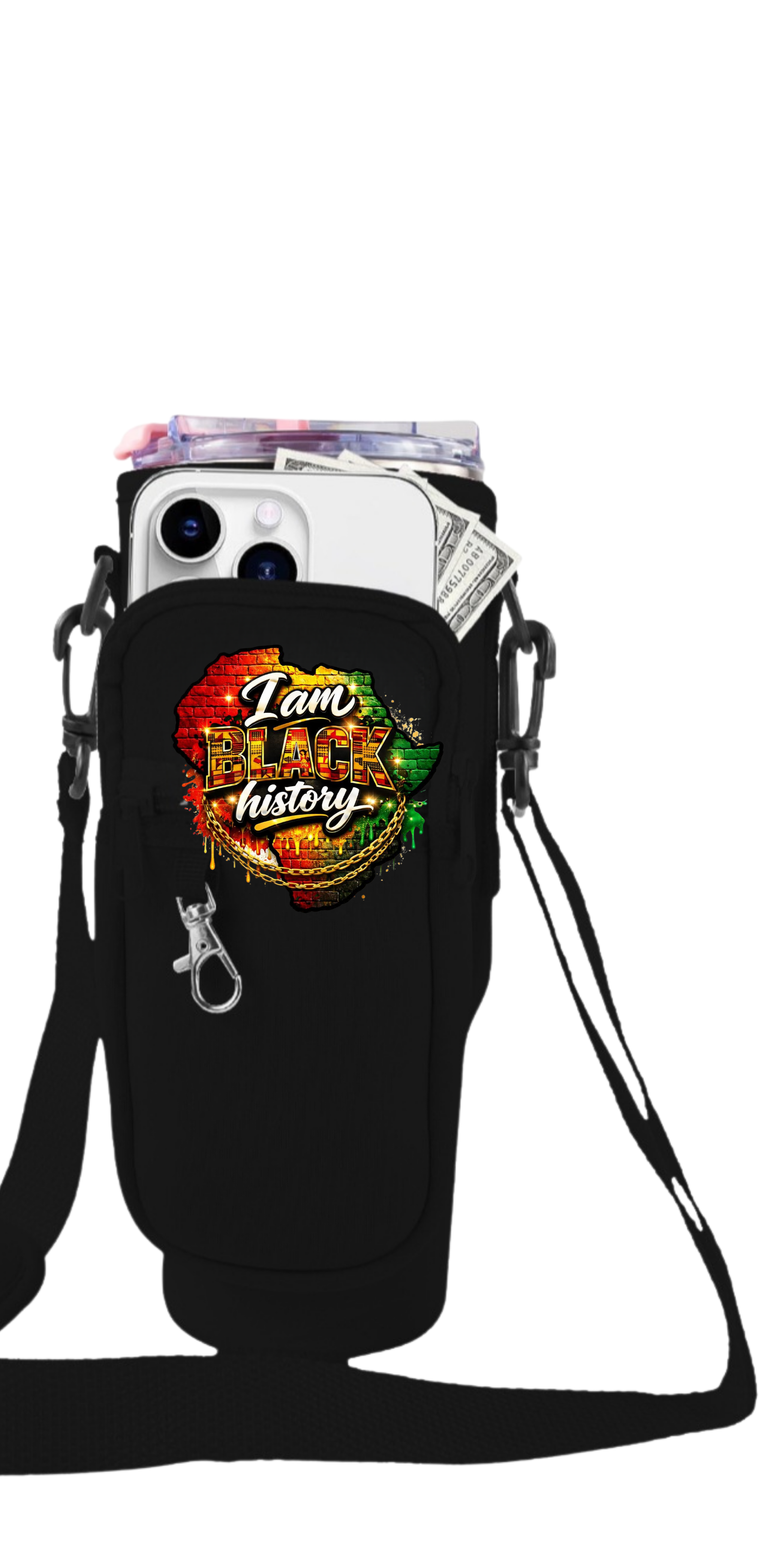 Tumbler Holder w/Strap