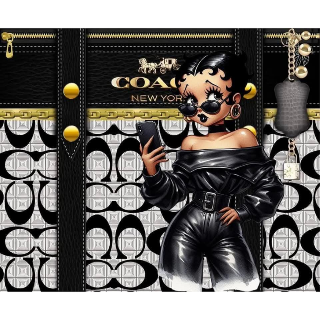 Betty Boop Tumbler w/Rope Handle