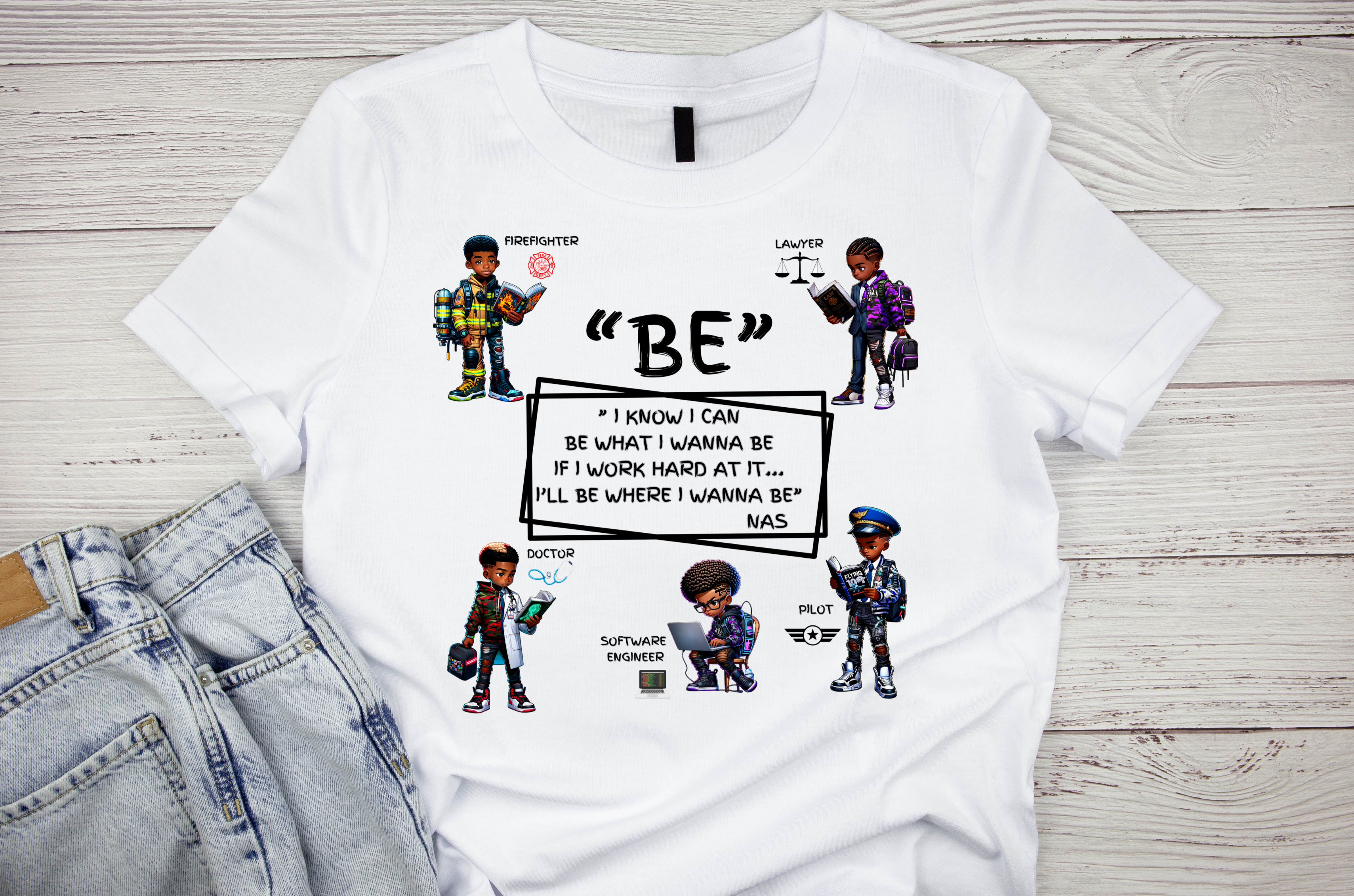 'BE' Kids Tshirts