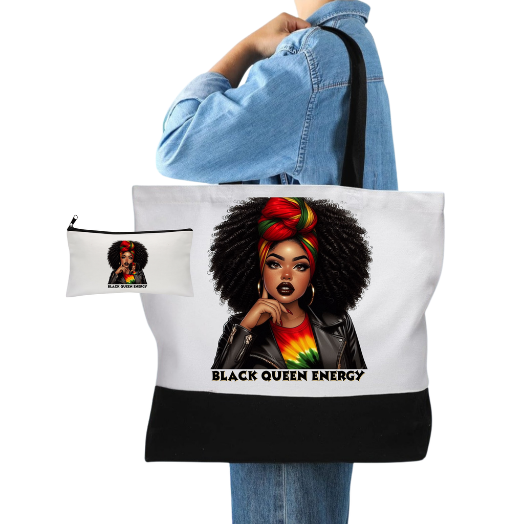 Tote & Matching Makeup Bags
