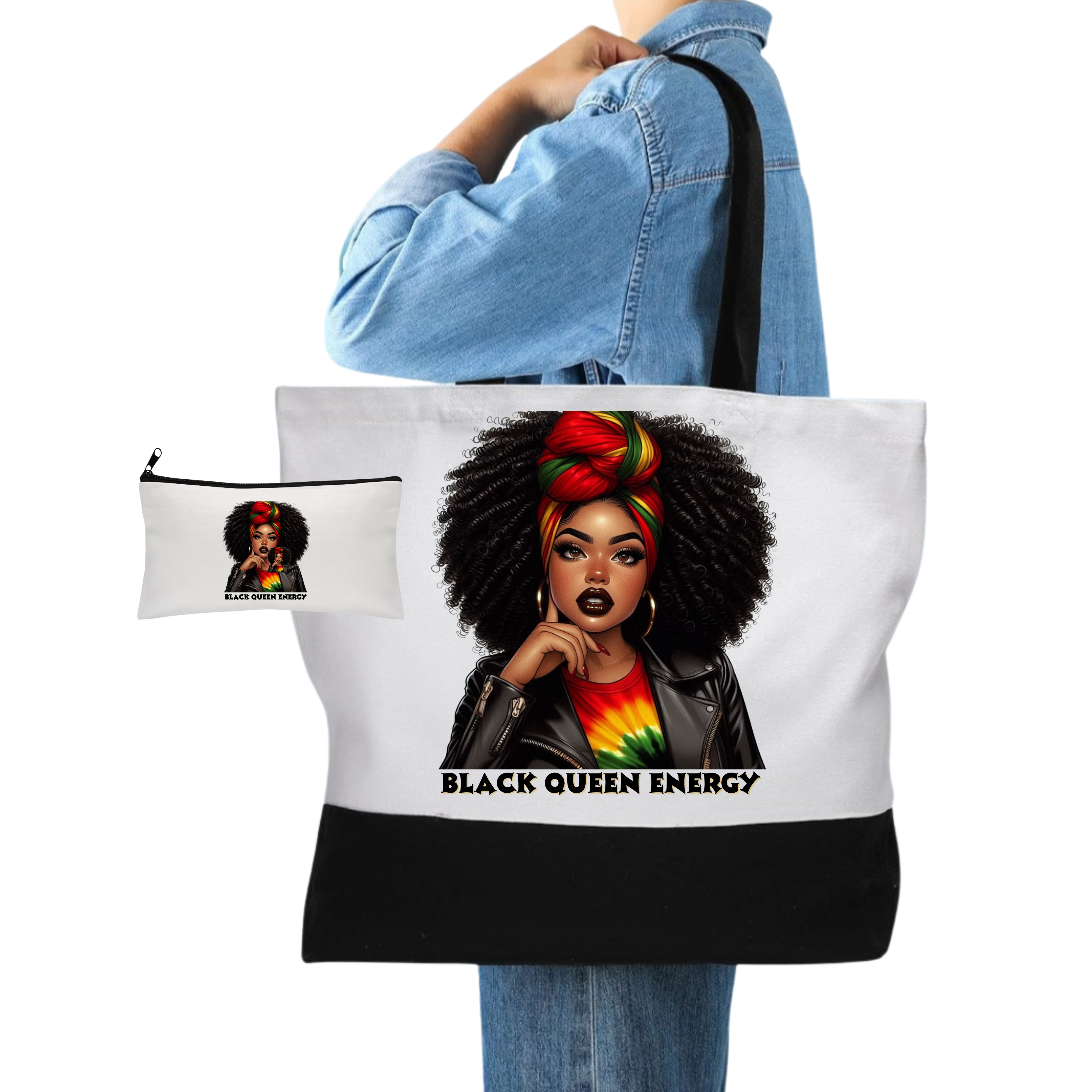 Tote & Matching Makeup Bags