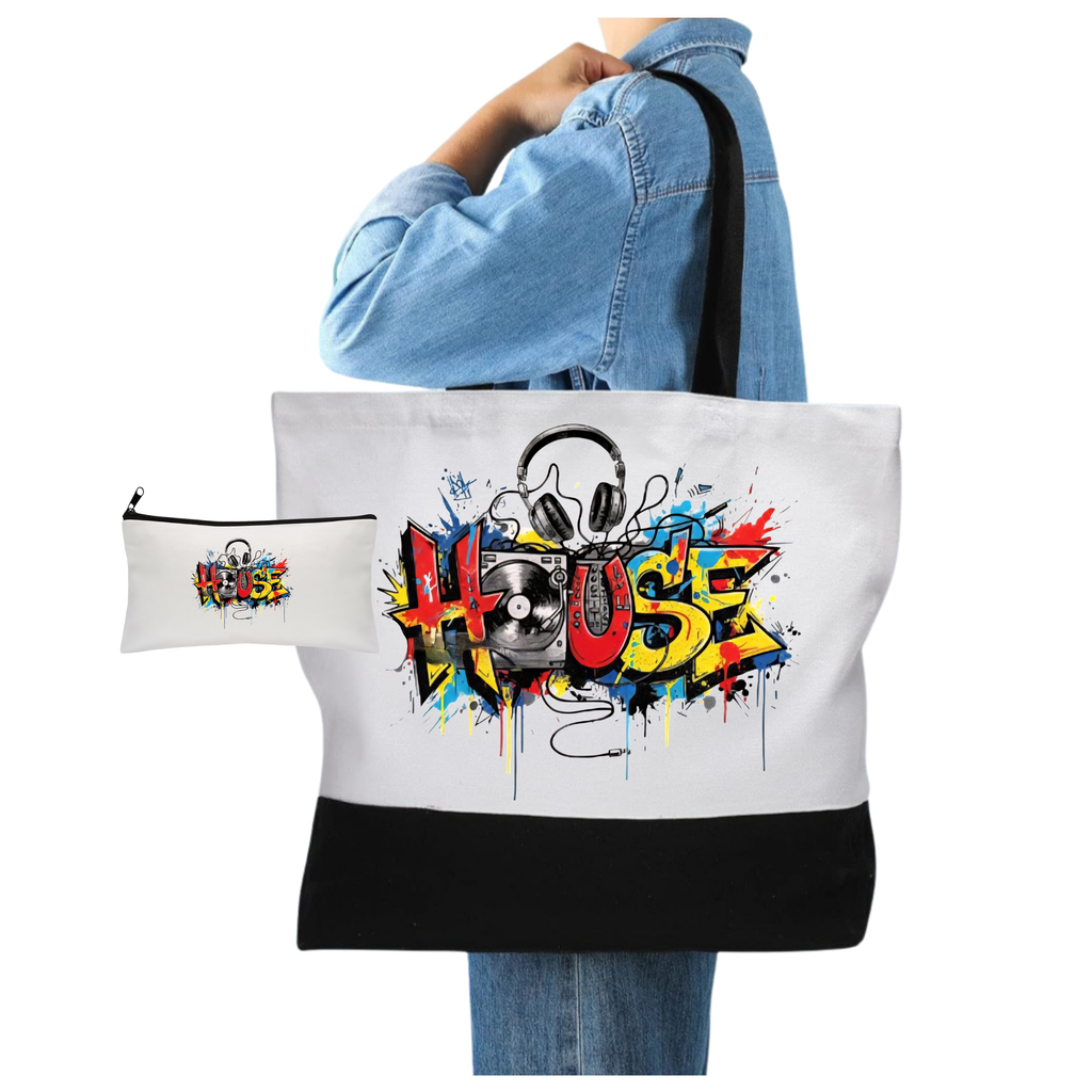 Tote & Matching Makeup Bags
