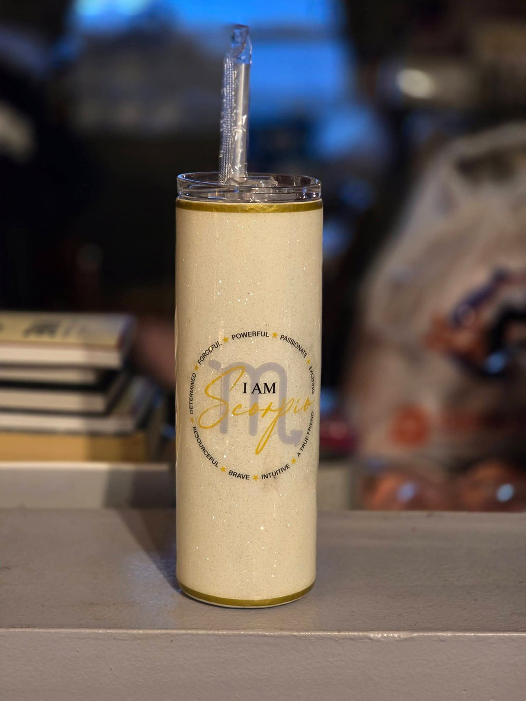 I AM - White Zodiac 20oz Tumblers