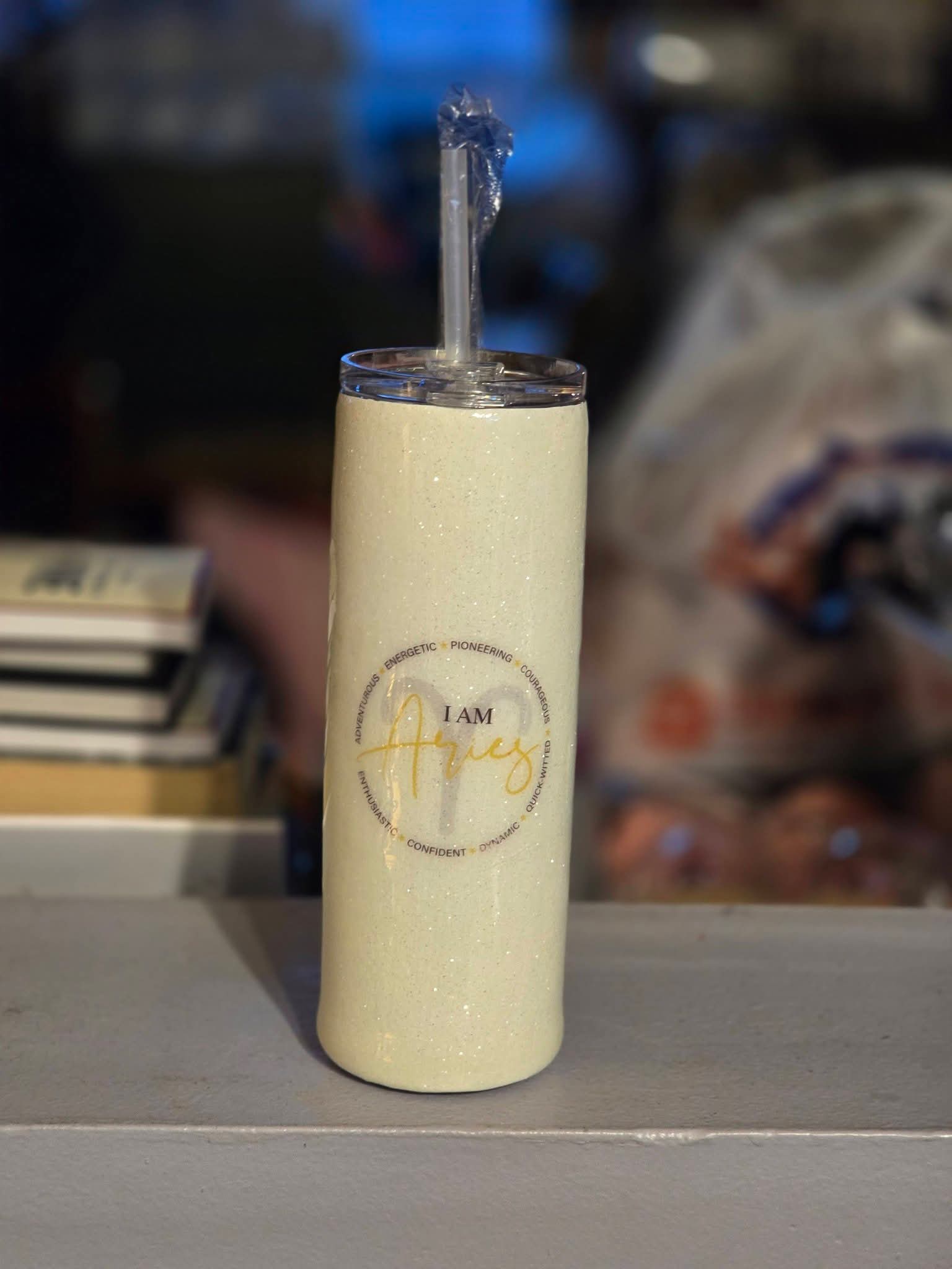 I AM - White Zodiac 20oz Tumblers