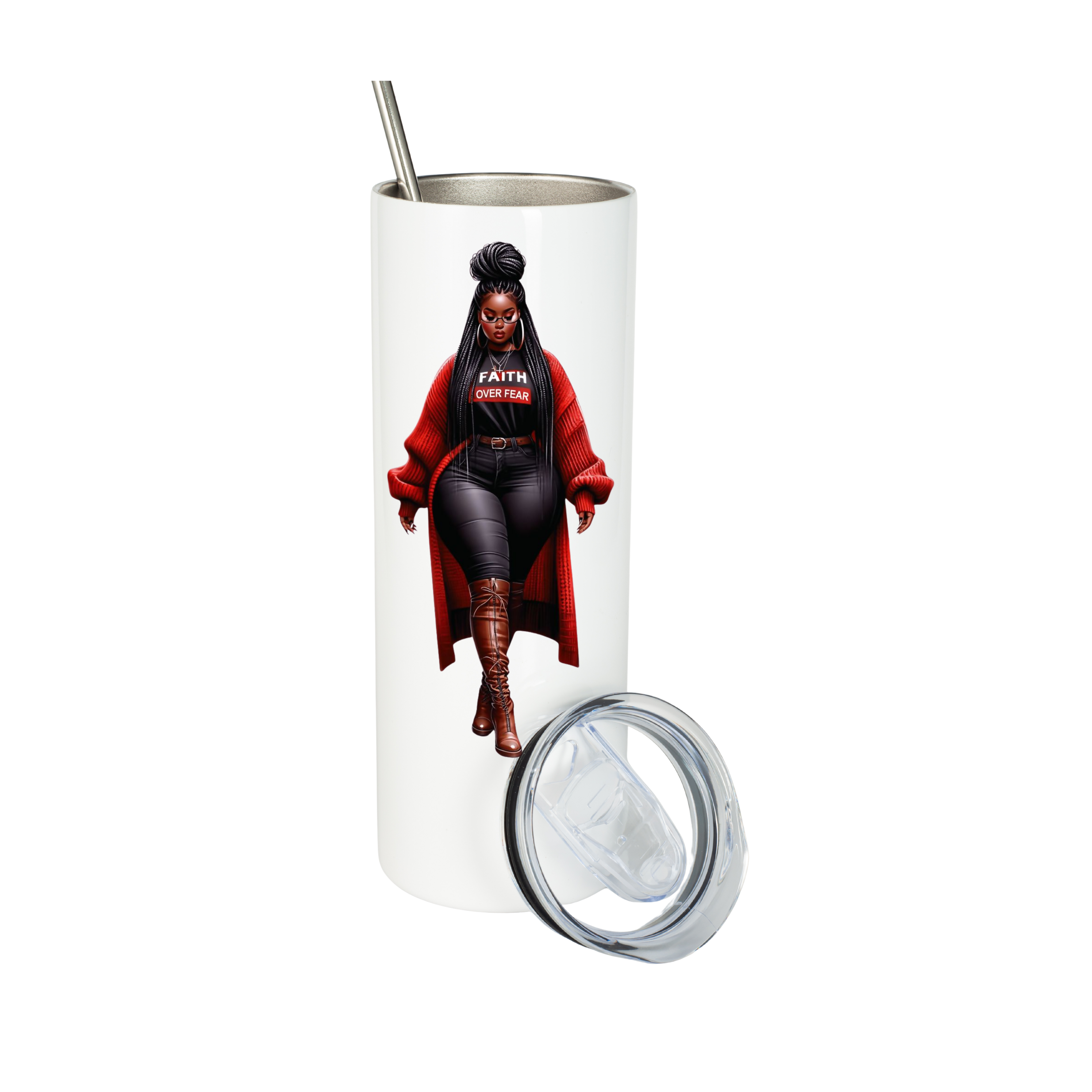 Women Faith 20oz Tumbler w/Handle