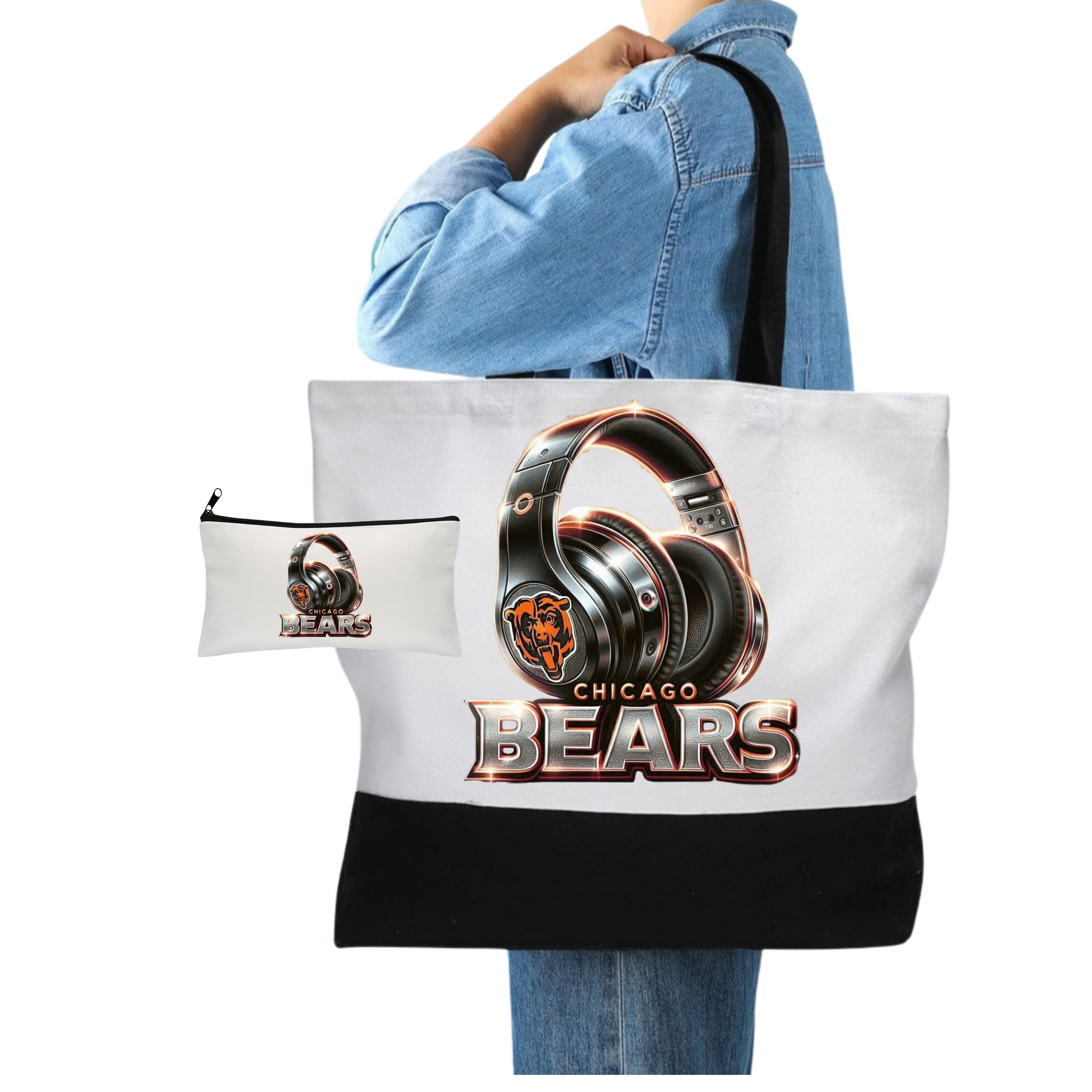 Tote & Matching Makeup Bags