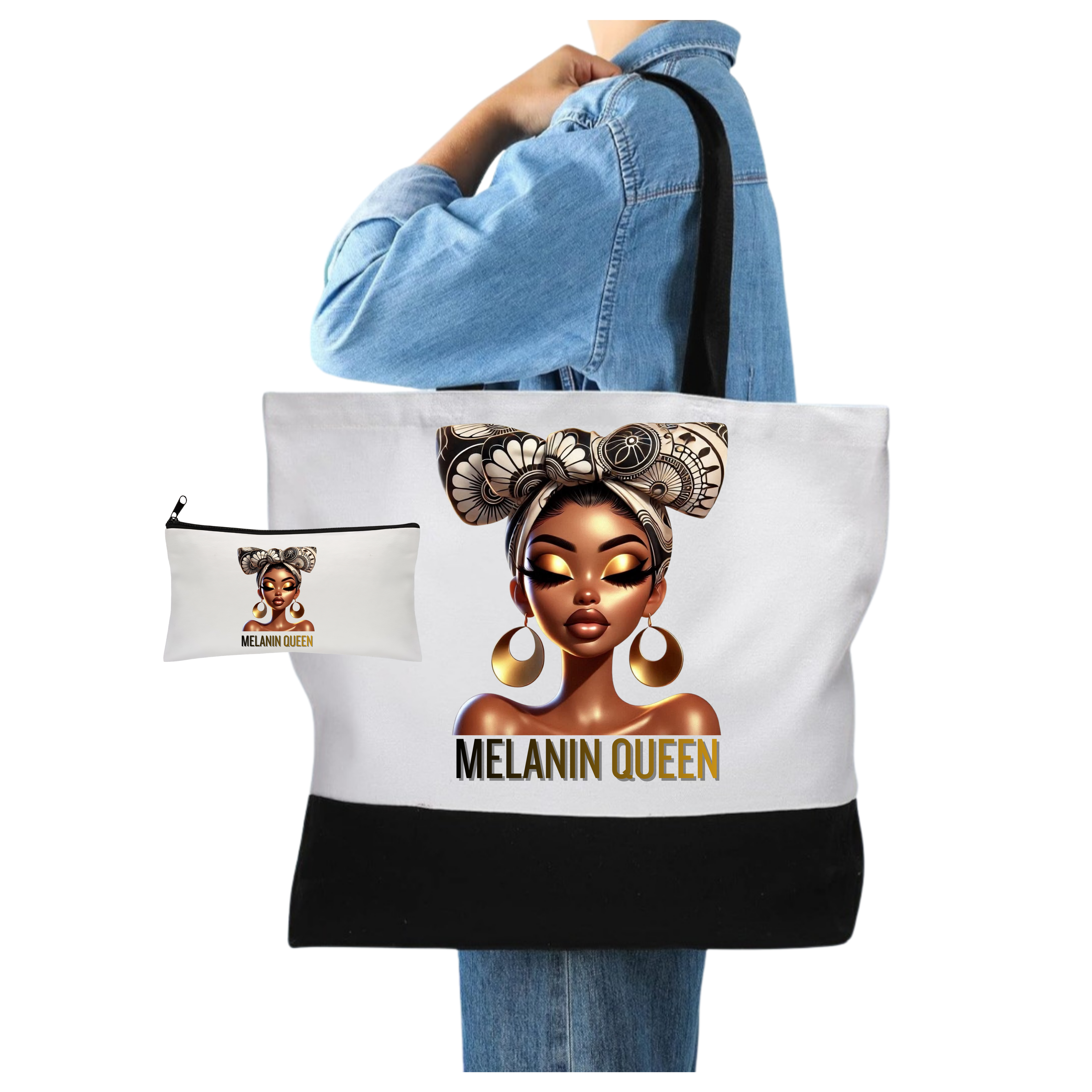 Tote & Matching Makeup Bags