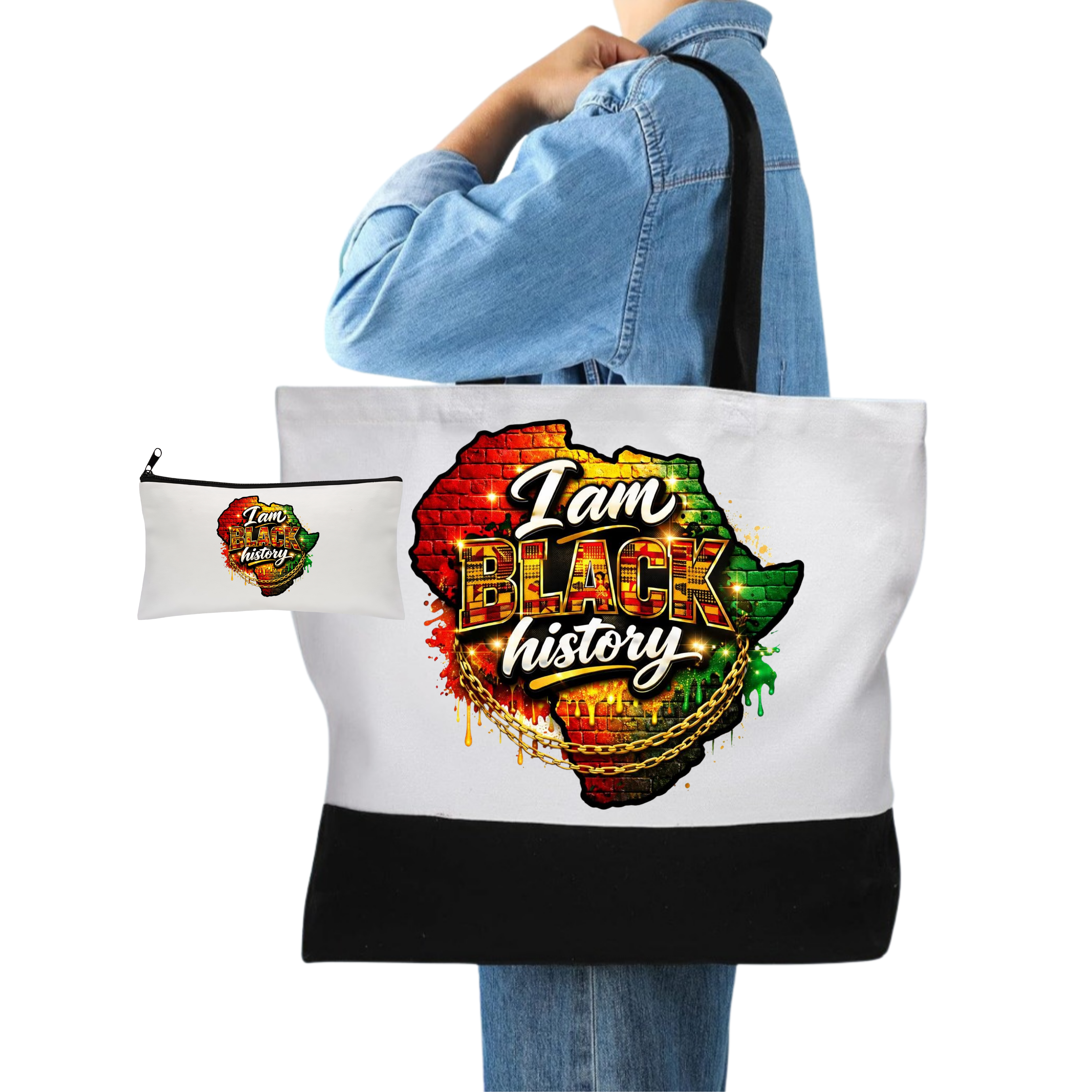 Tote & Matching Makeup Bags