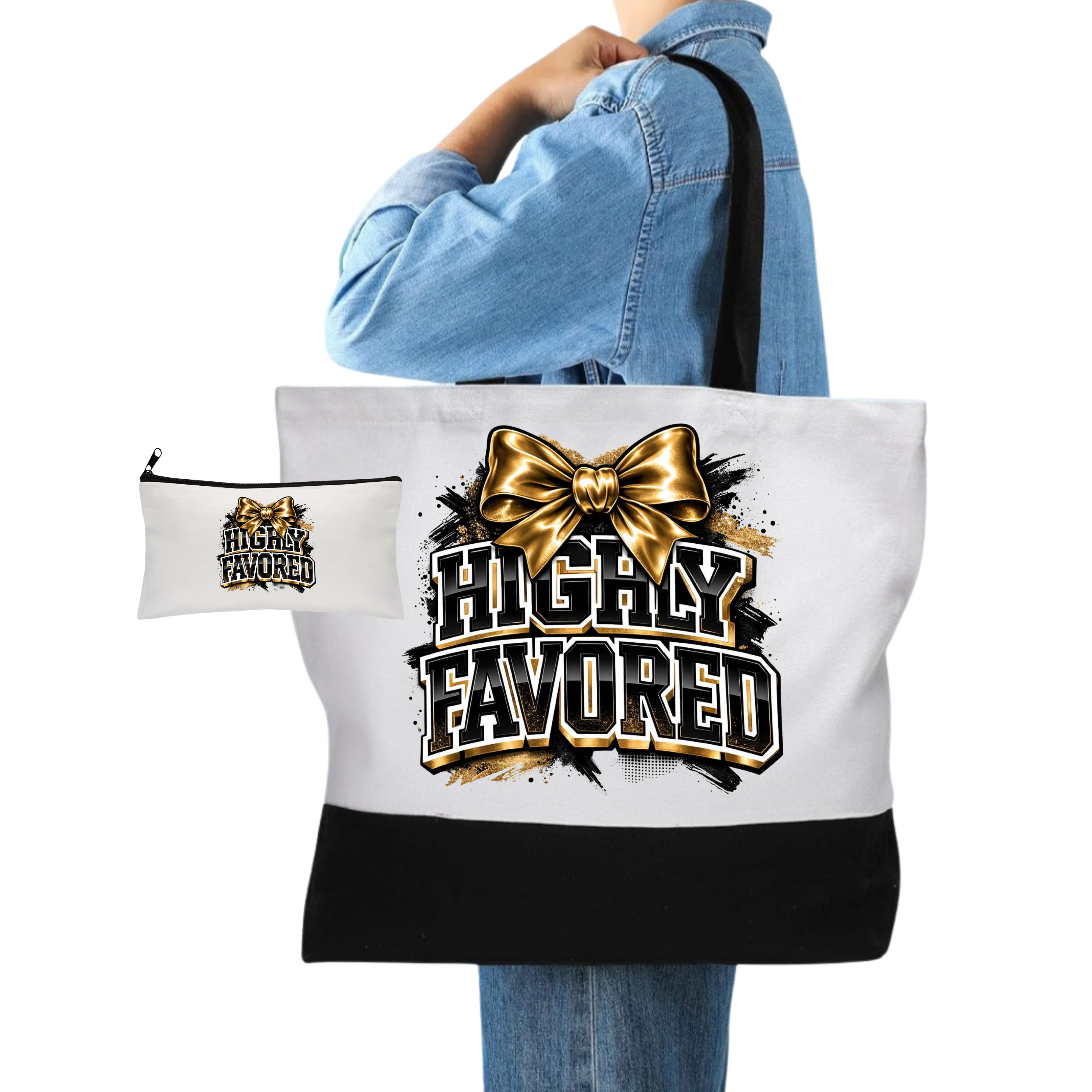 Tote & Matching Makeup Bags