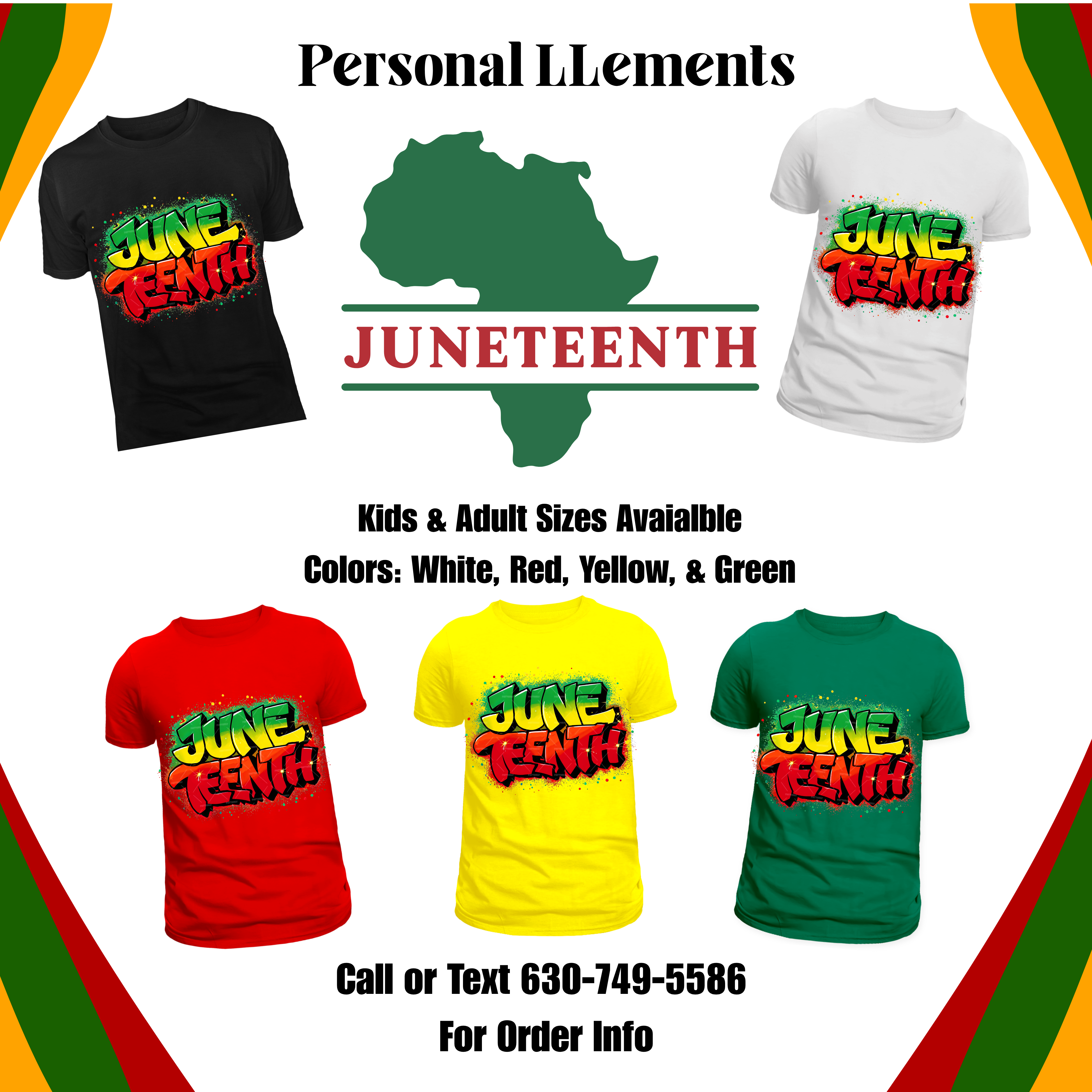 Kids Juneteenth (Airbrush) T-Shirts