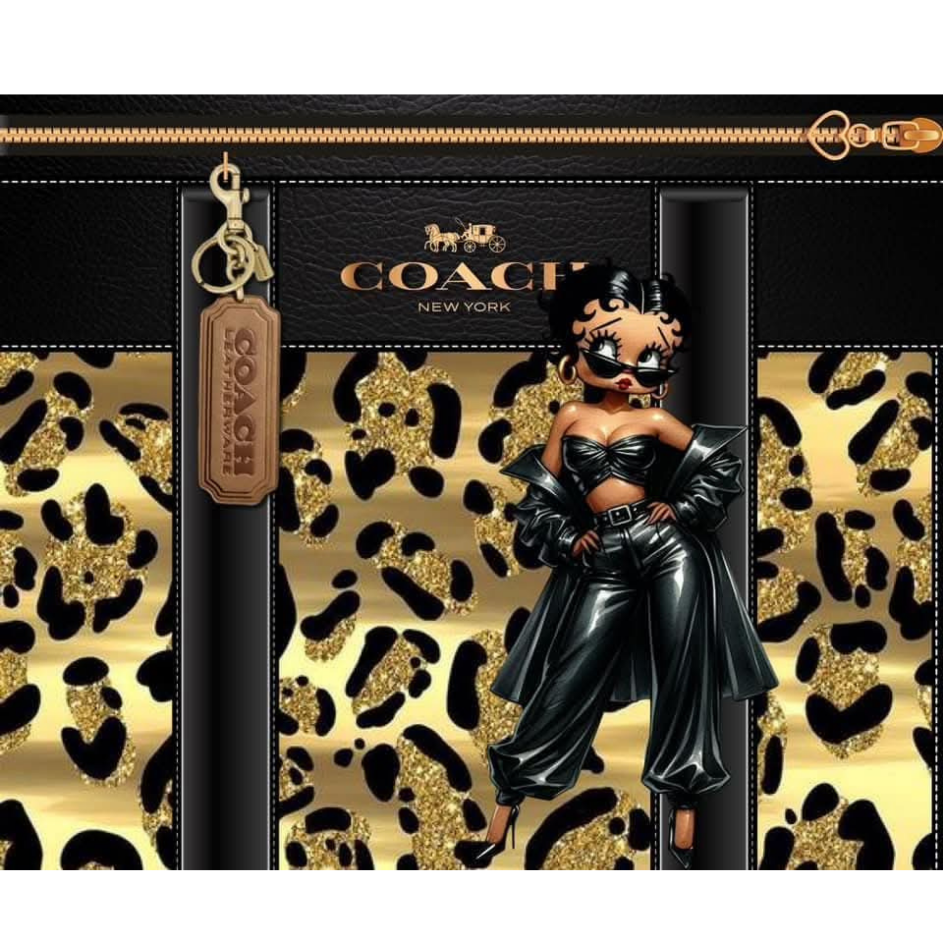 Betty Boop Tumbler w/Rope Handle