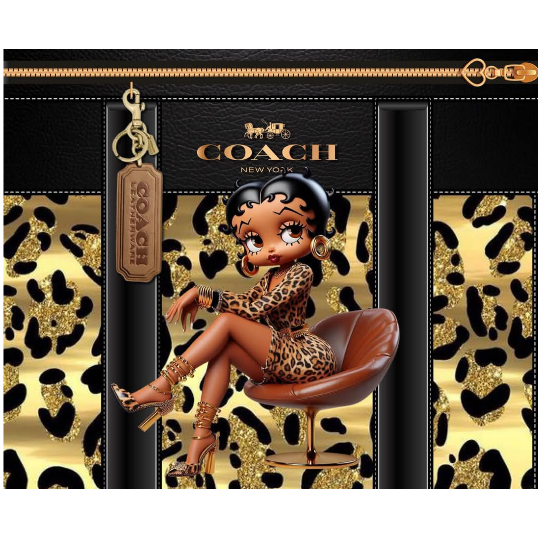 Betty Boop Tumbler w/Rope Handle
