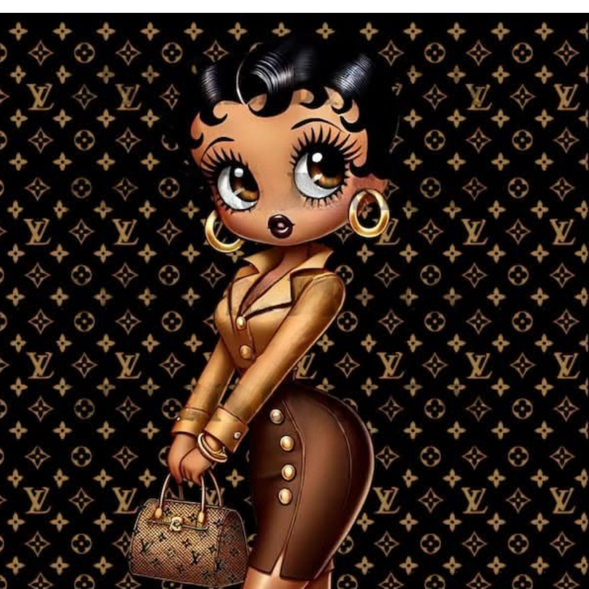 Betty Boop Tumbler w/Rope Handle