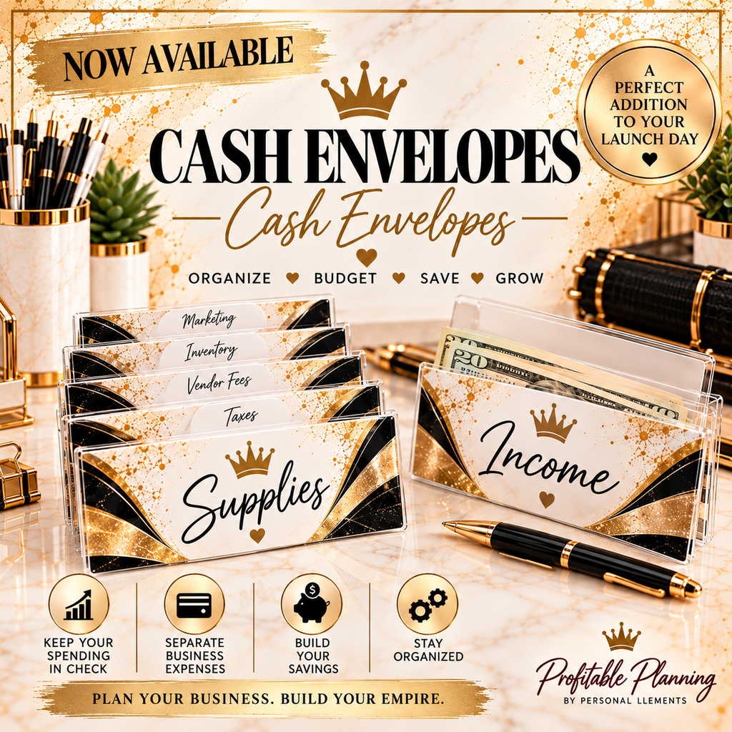 Business Budgeter Collection Cash Envelopes